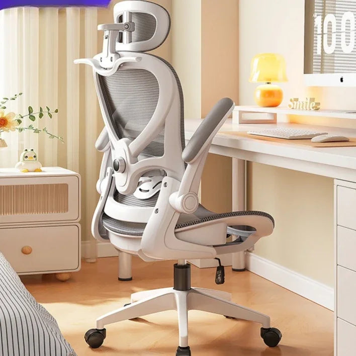 Silla gaming de estilo racing ajustable, sillón reclinable, soporte lumbar 3D, respaldo de malla y acolchado grueso para escritorio