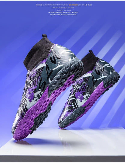 Size 34-46 Men FG/TF Football Boots Futsal Professional Unisex Kids Soccer Shoes Training Outdoor Boys Football Shoes Sneakers