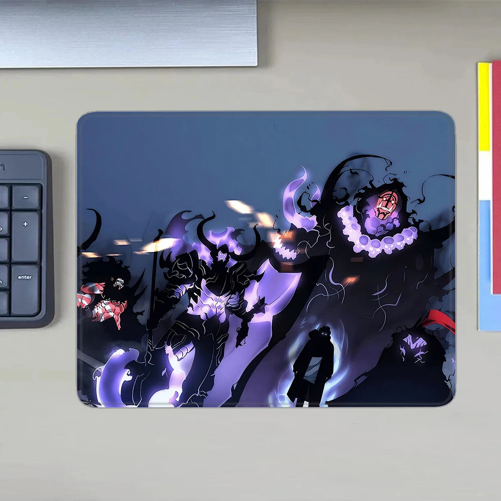 Oblíbená herní podložka pod myš s motivem komiksu Solo Leveling, XS malá podložka pod myš pro PC hráče, dekorace na stůl, kancelářská podložka pod myš, deskmat, kobereček