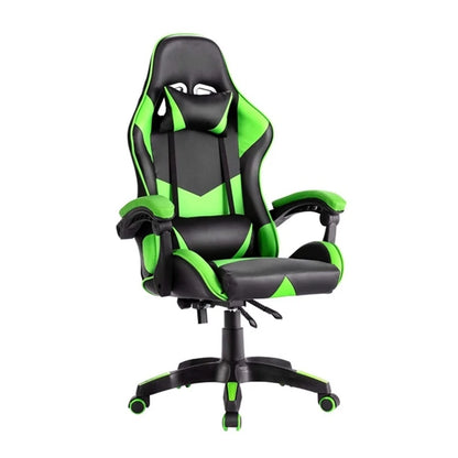High Back Gaming Office Chair PU Leather Ergonomic Computer Chair with Adjustable Armrests, Reclining Executive Racing Chair for Home & Office