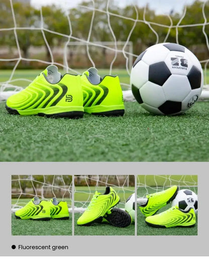 Baasploa Men Soccer Shoes Comfort Brand Lightweight Turf Training Professional Football Shoes Male Soft Sneakers Non-Slip
