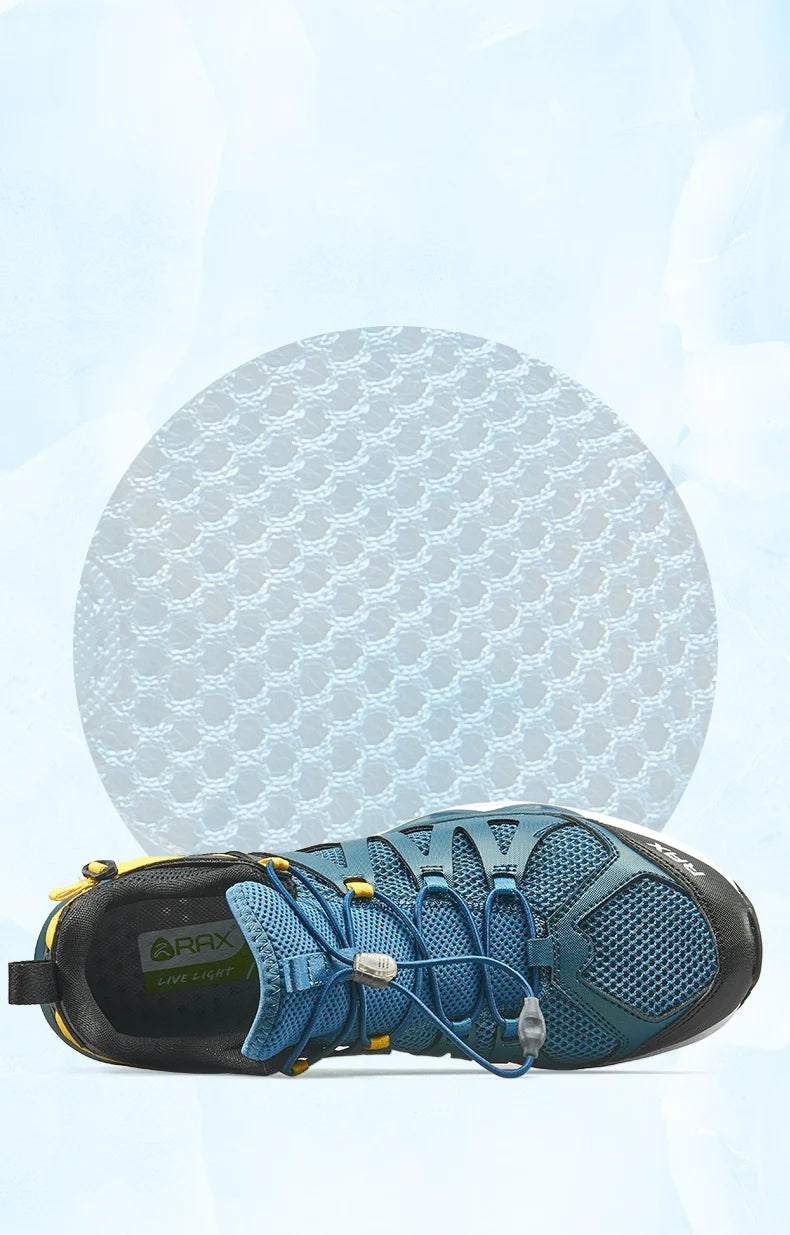 RAX New Men Women Summer Hiking Shoes Breathable Upstream Shoes Trekking Aqua Shoes Outdoor Fishing Camping Sneaker Men