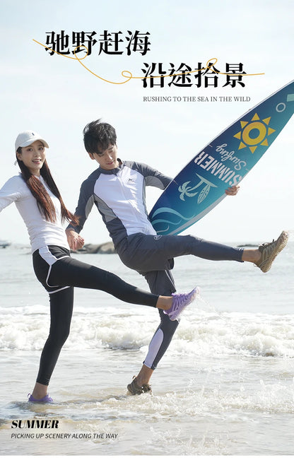 Unisex Water Shoes Quick Dry Aqua Shoes Anti-slip Barefoot Beach Sneakers for Men Women Swimming Surfing Wading Outdoor Sports