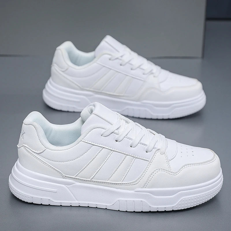 Plus Big Size 50 51 52 Mens Leather Sneakers Casual Sports Shoes Flat Skateboard Shoes Hot Sale For Dropshipping