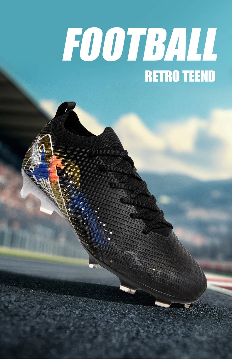New Men Soccer Shoes Grass Ultralight Sport Comfortable Adult Non-Slip Football Boots Outdoor Cleats Sport Futsal Training Match