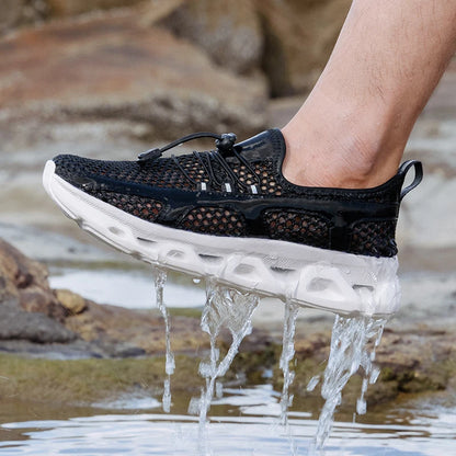 2026 Men Women Quick-Dry Wading Shoes Water Breathable AquaIn Upstream Antiskid Outdoor Sports Wearproof Beach Sneakers 39-46