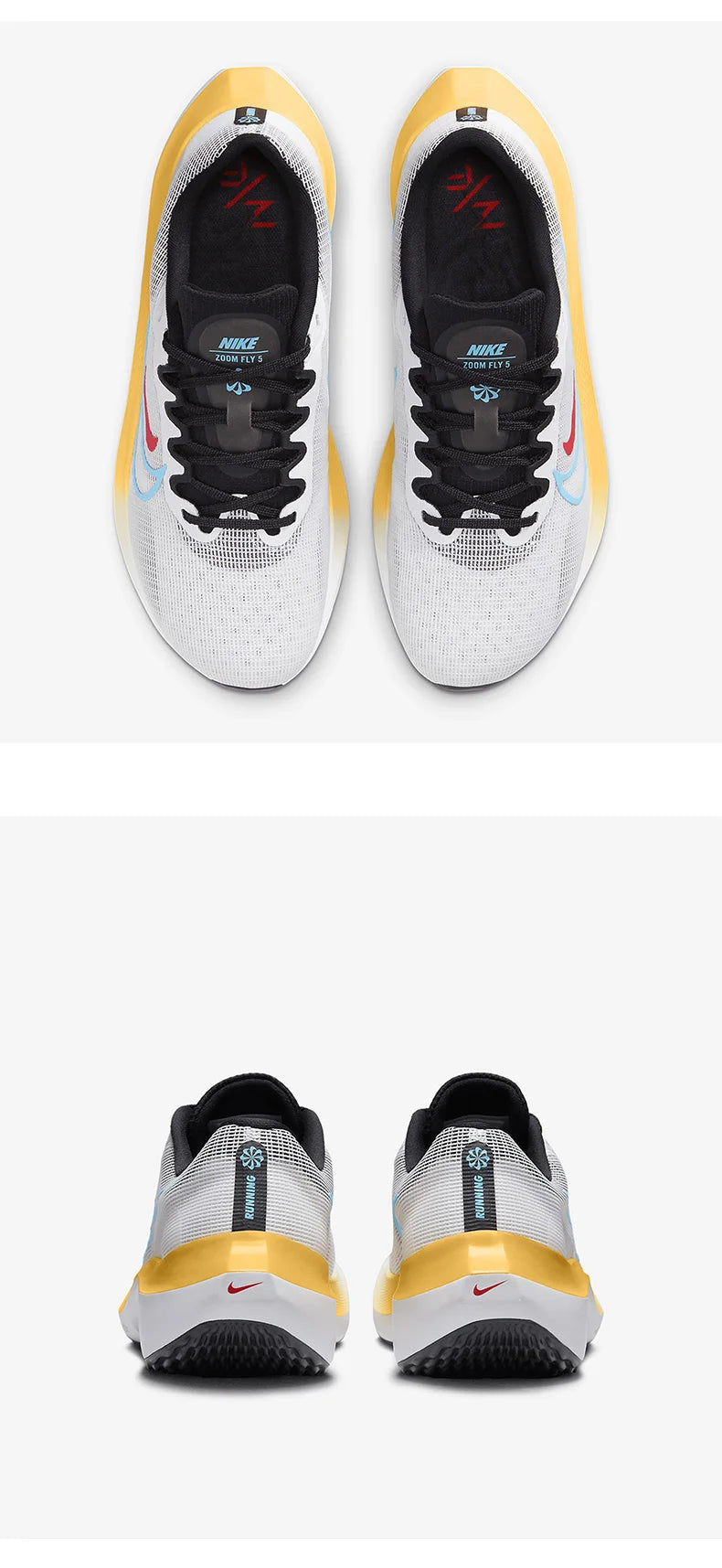 Nike Authentic Zoom Fly 5 Women's Cushioned Breathable Low-Cut Running Shoes DM8974-002