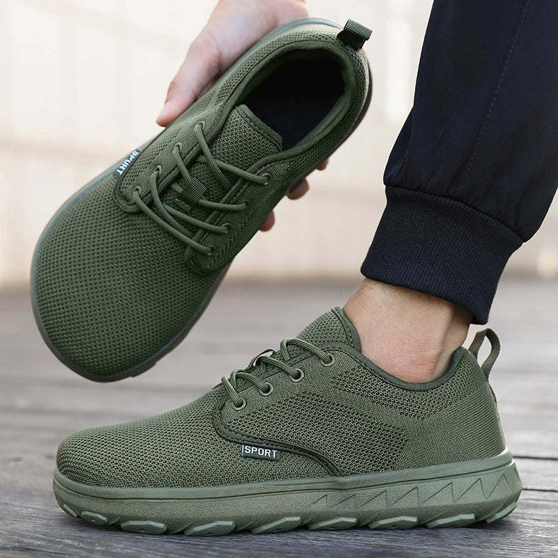 Lightweight Men's Sports Shoes with Wide Foot Mesh and Quick Drying Design, Breathable Outdoor Hiking Shoes for Women Trainers