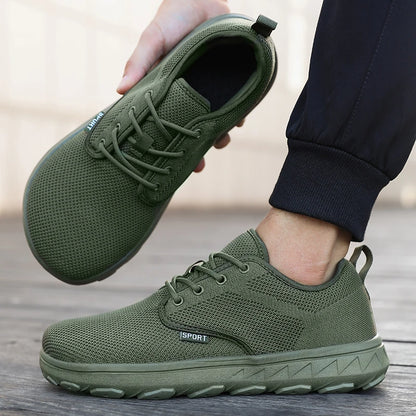 Lightweight Men's Sports Shoes with Wide Foot Mesh and Quick Drying Design, Breathable Outdoor Hiking Shoes for Women Trainers