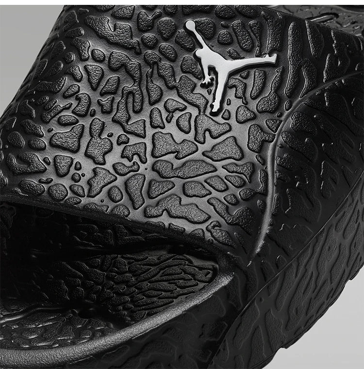 Nike Genuine Jordan Men's Crack Texture Bath Sandals HQ2163-001