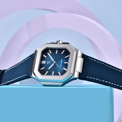 2026 New PAGANI DESIGN Square Quartz Luxury Watch For Men AR Sapphire Mirror Japan Movt Man watch Luminous 316L All Steel Watch