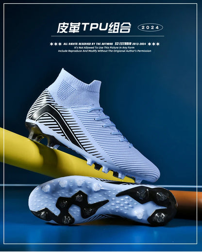 New Men Professional Soccer Shoes Non-slip Football Boots Unisex Breathable Futsal Sports New Cleats Drop Shipping Ultralight