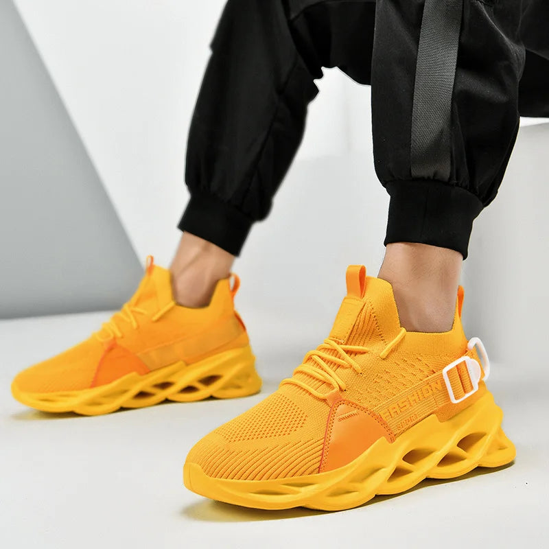 Men Shoes Breathable Fashion Mesh Running Shoes Man High Quality Unisex Light Tennis Baskets Athletic 2023 Sneakers for Men