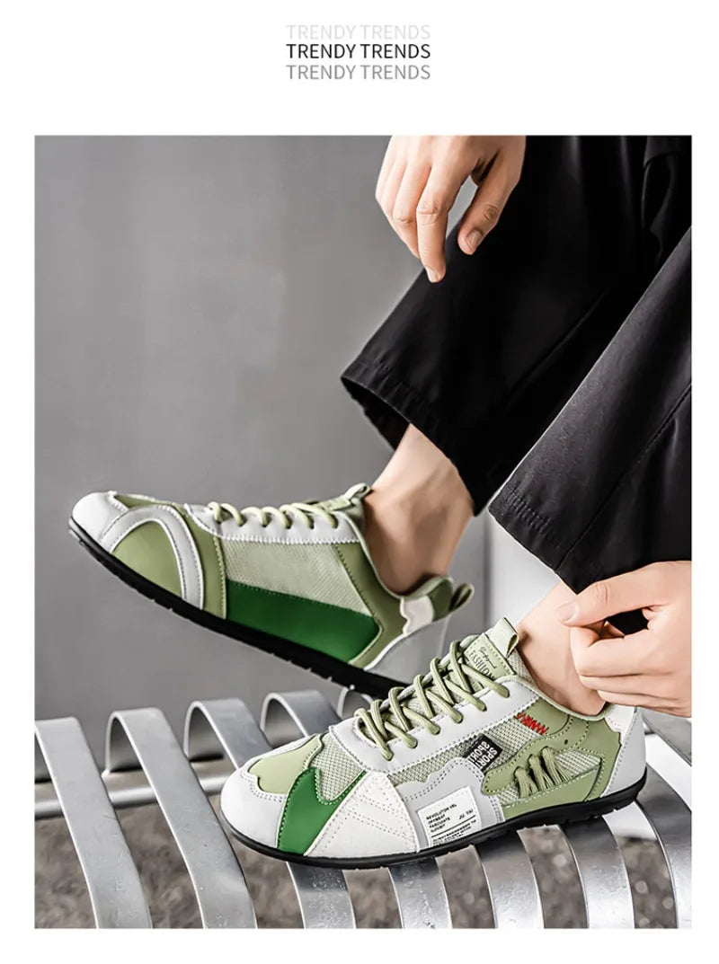 High Quality Shoes for Men Summer New Mesh Breathable Youth Leisure Running Sneakers Walking Men Shoes Light Sneakers Zapatillas