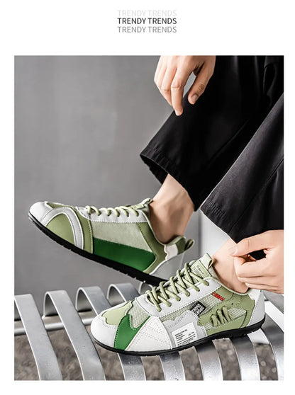 High Quality Shoes for Men Summer New Mesh Breathable Youth Leisure Running Sneakers Walking Men Shoes Light Sneakers Zapatillas