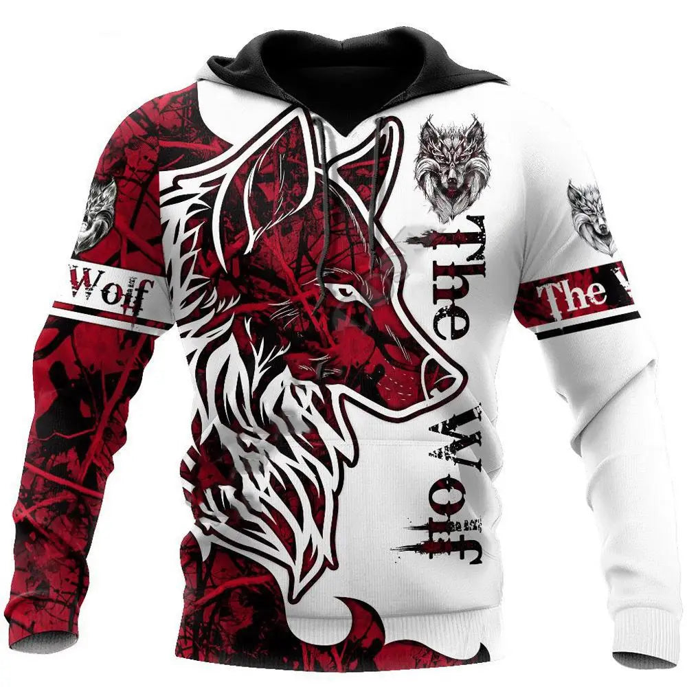 Fashion Autumn lion,wolf Hoodies White Tiger Skin 3D All Over Printed Mens Sweatshirt Unisex Zip Pullover Casual Jacket