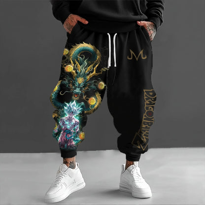 2026 Summer Dragon Ball Men's Outdoor Pants Sportswear Majin Buu Spring Japan Anime Jogger Pants Harajuku Fashion Trousers