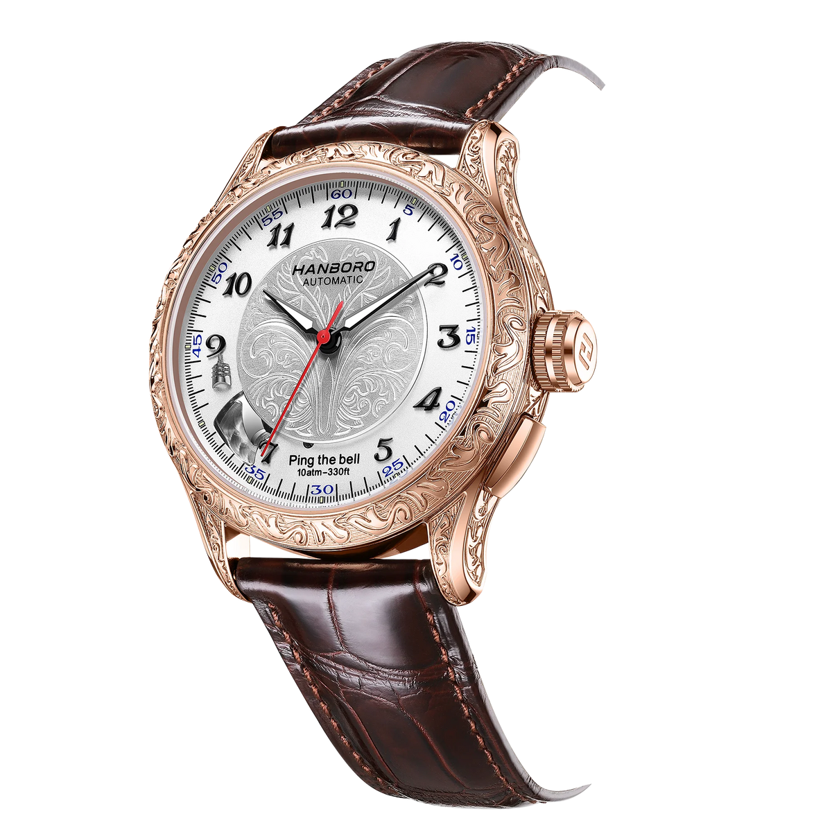 HANBORO hourly clock series men's fully automatic mechanical watch 5379