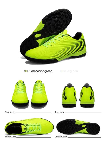Baasploa Men Soccer Shoes Comfort Brand Lightweight Turf Training Professional Football Shoes Male Soft Sneakers Non-Slip