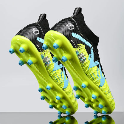 Men Non-slip Football Boots Unisex Professional Soccer Shoes Sports New Cleats Drop Shipping Ultralight Breathable Futsal