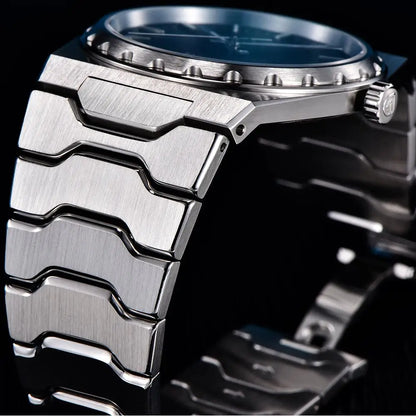 PAGANI DESIGN Men's Quartz Watches Ultra-Thin 7mm Series 37mm Sapphire Stainless Steel Waterproof Watches for Man TMI VJ21
