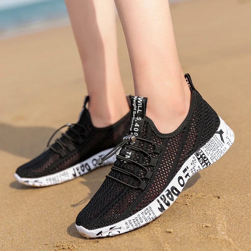 Men Women Aqua Shoes Wading Water Upstream Outdoor Sports Beach Sneakers Canyoning Camping Amphibious River Tracing Creek