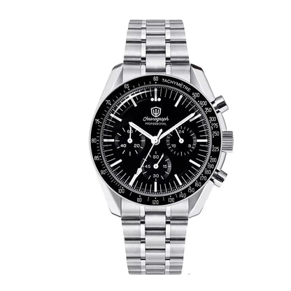 Watchdives New Wd1863 Quartz Men Watch VK63 Chronograph Bubble Sapphire Waterproof 39Mm Steel Top Brand Luxury Business Watch