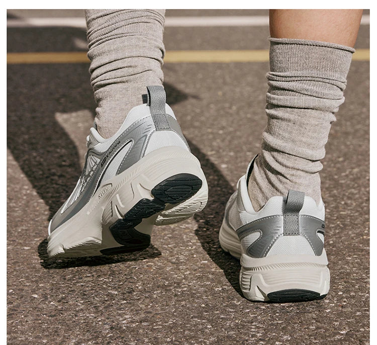 Xtep Juechen Vintage Running Shoes For Women 2025 Spring Fashion Casual Sports Shoes  Stability Daily Sneakers 875118110028