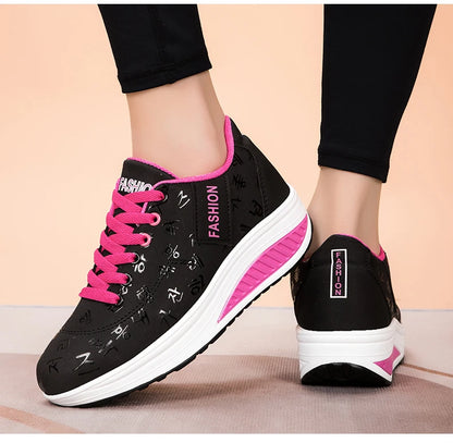 Women Sneakers Fashion Women Vulcanized Shoes High Quality Flats Shoes for Women Walking Platform Plus Size Zapatillas Mujer
