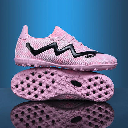 Mens Football Shoes Anti Slip Wear-resistant Grass Contest Training Youth Football Boots Light Five-a-side Soccer Shoes for Man