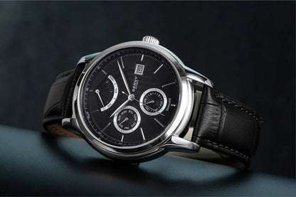 BERNY Luxury Automatic Mechanical Watch for Men Calendar Sapphire MIYOTA 9110 Dress Business Wristwatch High-end Men's Watches