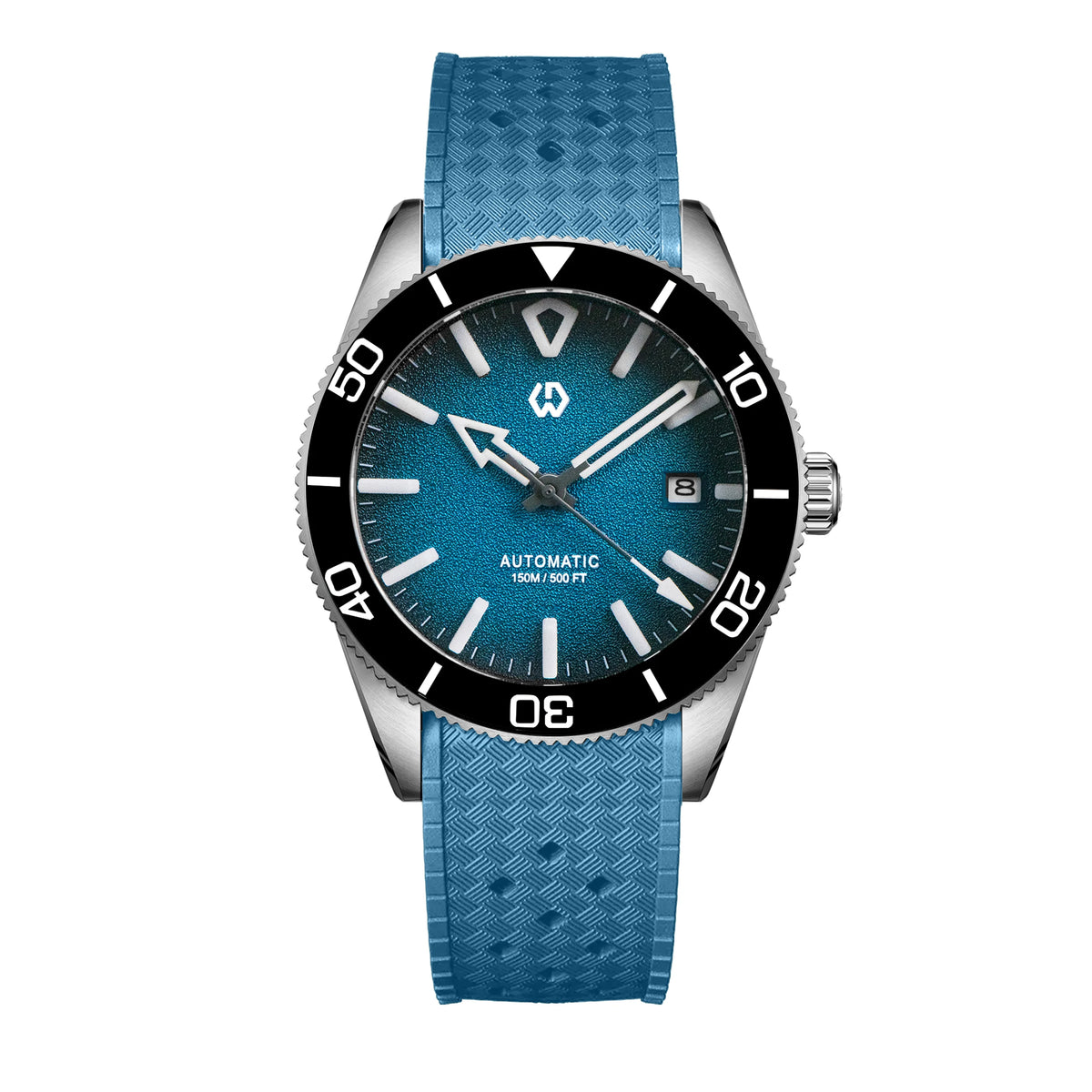 Upgraded Model Men's Automatic Watch Mechanical 3D Dimensional Luminous Watch Needle Ceramic Bezel 150 Meters Waterproof Diving
