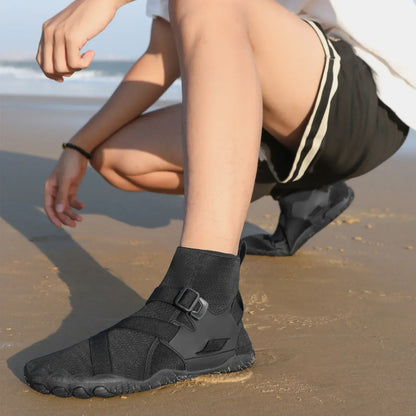 Outdoorové sportovní brodicí tenisky na turistiku, unisex plavecké boty do vody, vysoké barefoot aqua boty na pláž, fitness, potápění a surfování, sandály