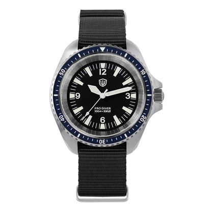 Watchdives WD1980 V3 38mm Men Watch Vintage VH31 Ronda 515 Sweep Seconds Quartz Movement Watches Luminous Sapphire Wristwatch