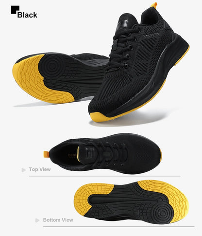 Baasploa Running Shoes Men's New Casual Lightweight Designer Mesh Sneakers Male Outdoor Breathable Lace-Up Sports Walking Shoes