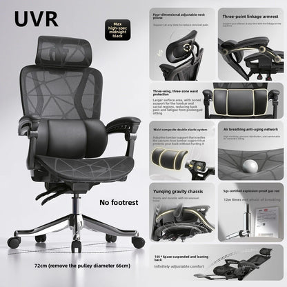 UVR Ergonomic Mesh Office Chair, Reclining Computer Chair with Adjustable Height, Swivel Executive Desk Chair, Comfortable Home Office & Gaming Chair