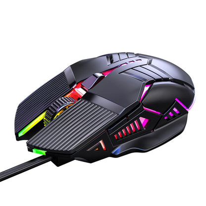 3200DPI Ergonomic Wired Gaming Mouse RGB Backlit USB Gaming Mouse with 6 Silent Buttons for PC Laptop