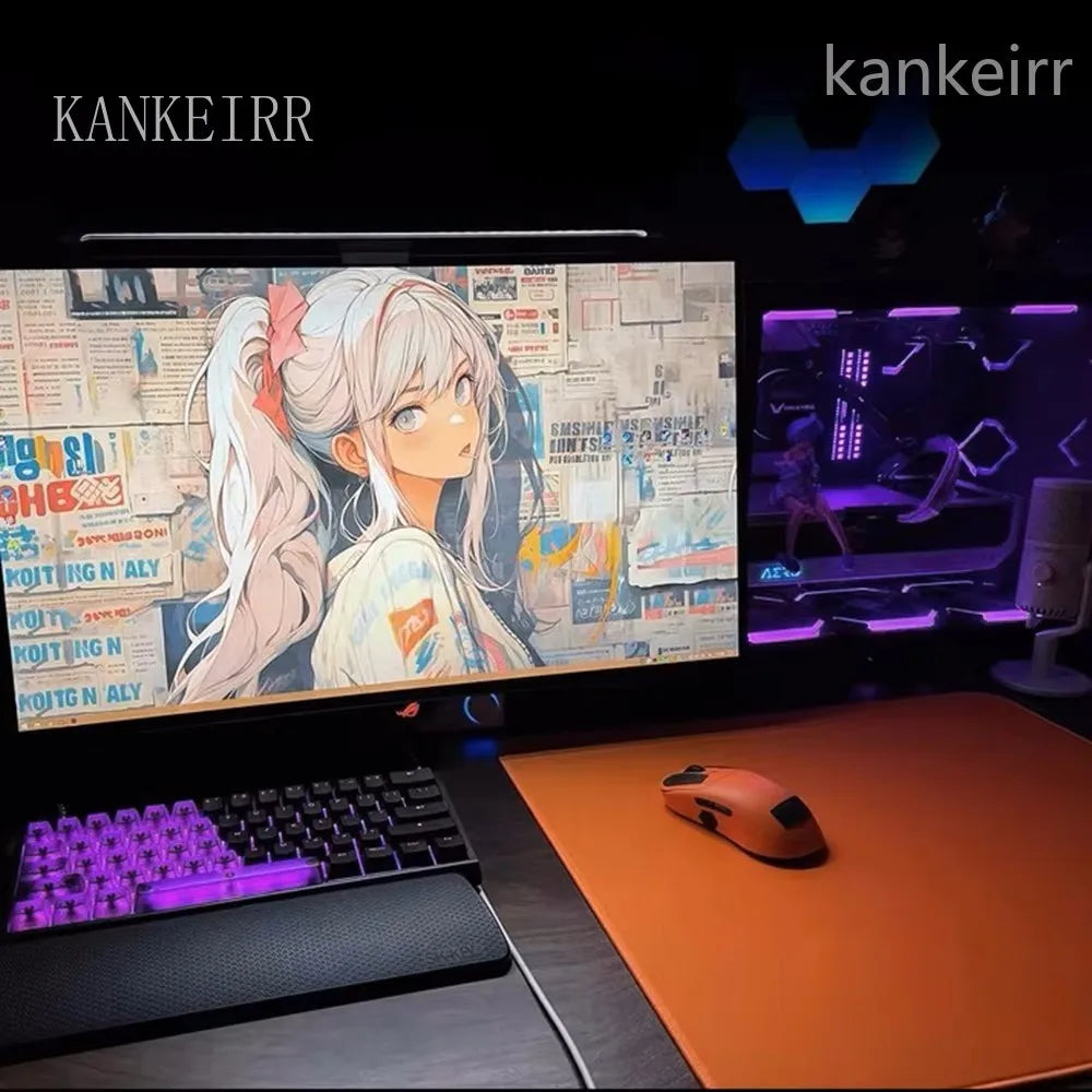 Premium Black Speed Gaming Mouse Pad, Non-Slip Rubber Mouse Mat, Ultrafine Surface Extended Desk Mat for PC, Laptop & E-Sports Gaming