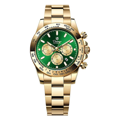 2026 NEW Automatic Mechanical Watch Man Silver Business Casual 3ATM Waterproof Multi-functional Men's Watches