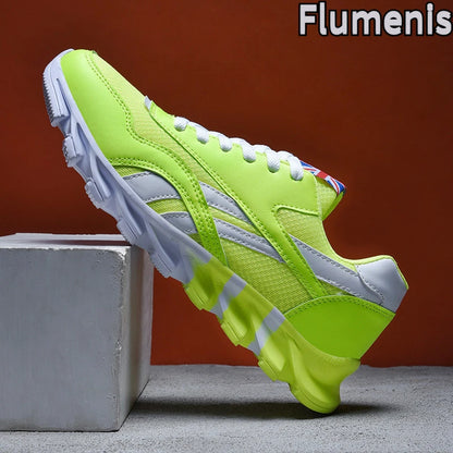 2026 new men's and women's running shoes breathable casual sneakers anti-slip vibration comfortable walking shoes 38-46