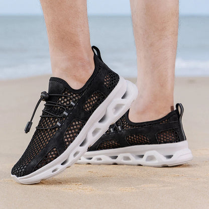 2026 Men Women Quick-Dry Wading Shoes Water Breathable AquaIn Upstream Antiskid Outdoor Sports Wearproof Beach Sneakers 39-46