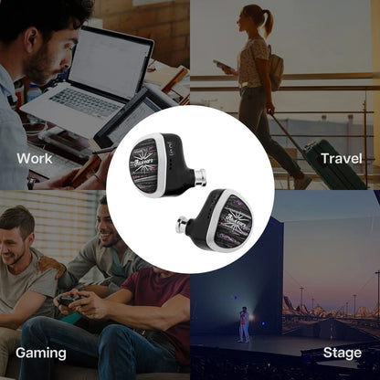 Linsoul Kiwi Ears Aether HiFi Earphones with 15.3mm Planar Driver, Premium Wired IEM Earphones, Detachable Cable System for Gaming & Music