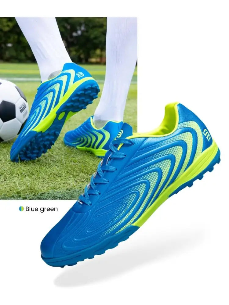 Baasploa Men Soccer Shoes Comfort Brand Lightweight Turf Training Professional Football Shoes Male Soft Sneakers Non-Slip