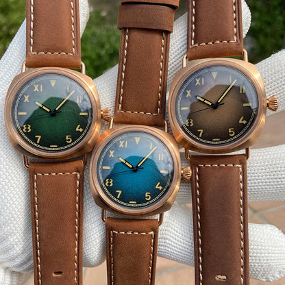 STEELFLIER Official SF760S Luxury Bronze Mechanical Watch NH35 Movt Sapphire Crystal Swiss Luminous 20Bar Waterproof Wristwatch