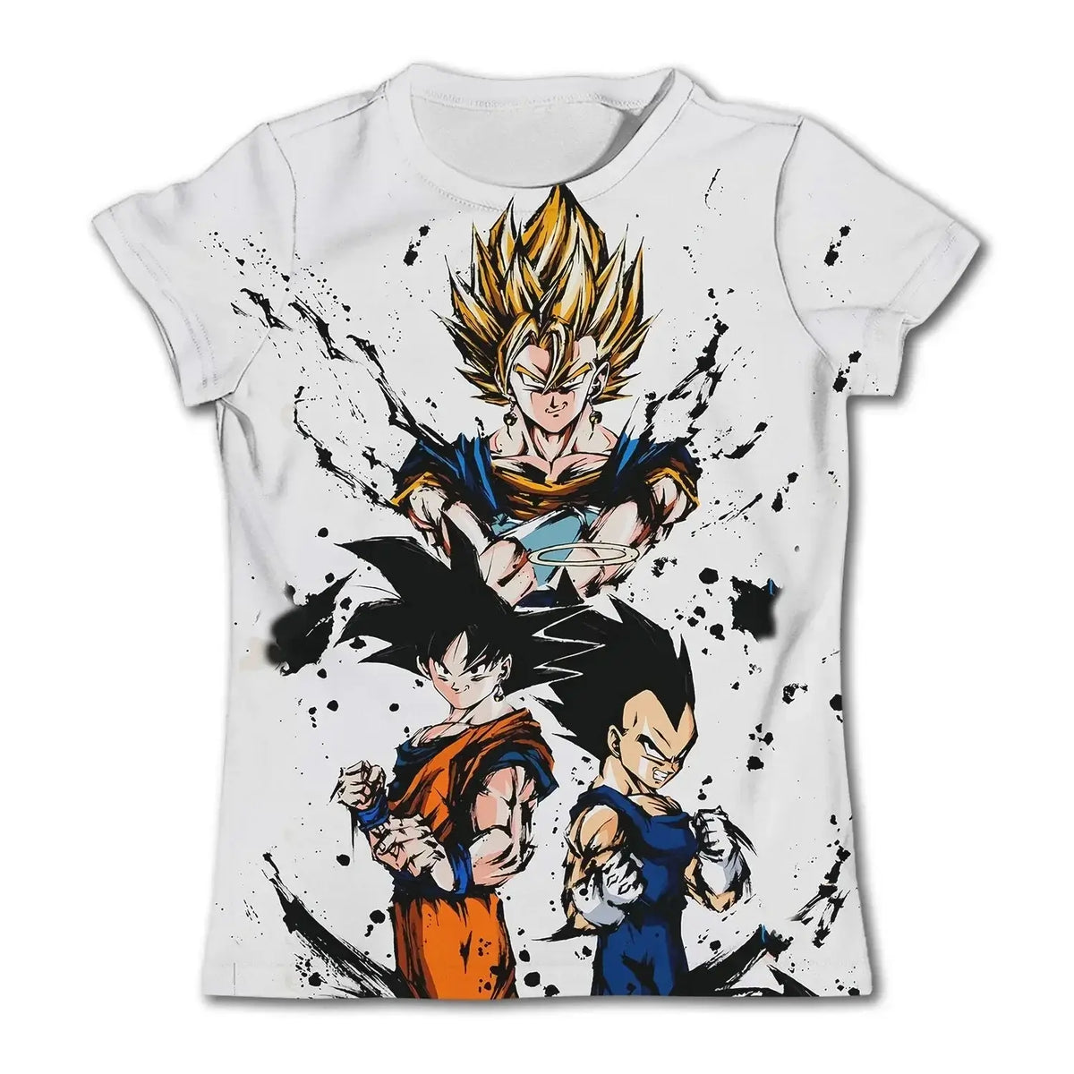 2024 New Fashion Dragon Ball 3D T-shirt Summer Short Sleeve O-Neck Goku Vegeta Men's Casual Shirt Boys'. Produit gaming premium Fraquane