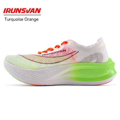 IRUNSVAN carbon plate marathon running shoes professional stable support shock absorption ultra light rebound sports shoes