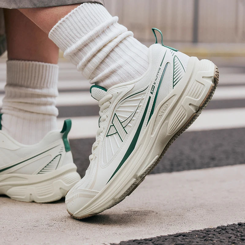 Xtep Juechen Vintage Running Shoes For Women 2025 Spring Fashion Casual Sports Shoes  Stability Daily Sneakers 875118110028