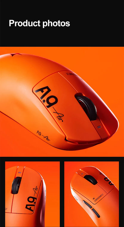 Ratón gaming inalámbrico ATK Dragonfly A9 Ultimate A9 Air PAW3950 ultraligero ergonómico para esports FPS CSGO A9 Ultra