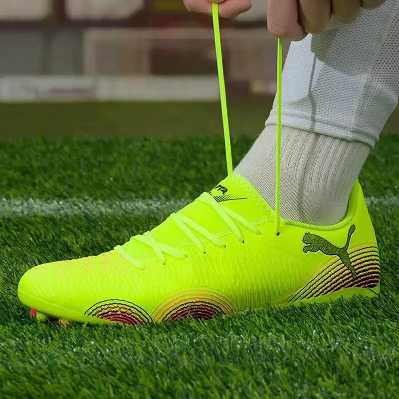 2026 New PUMA Men's MG Cleat Soccer Shoes 108376-03 Synthetic Leather Control Texture Football Boots