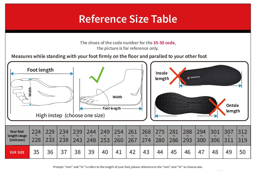 Baasploa Lightweight Running Shoes For Men Comfort Men's Designer Mesh Casual Sneakers Lace-Up Male Outdoor Sports Tennis Shoes